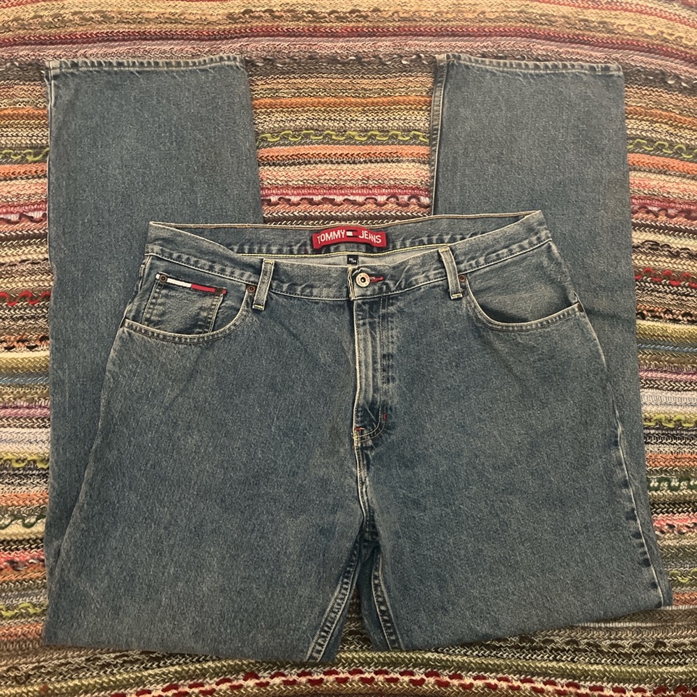vintage straight leg tommy jeans